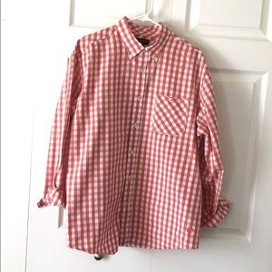 John Bartlett Men’s Long Sleeve Gingham Shirt
